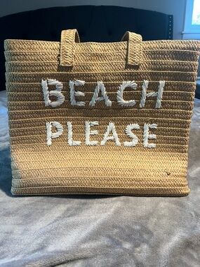 Btb Los Angeles Beach Please Straw Bag